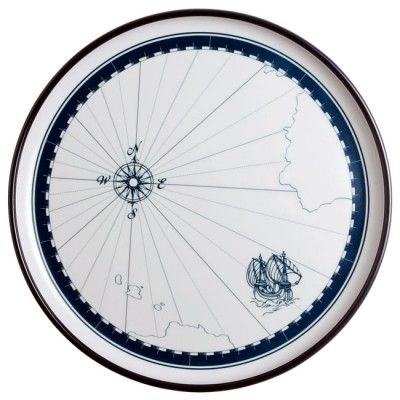 Большая плоская тарелка "Columbus", овальная, 25х35 и 22х30 см, 2 шт
