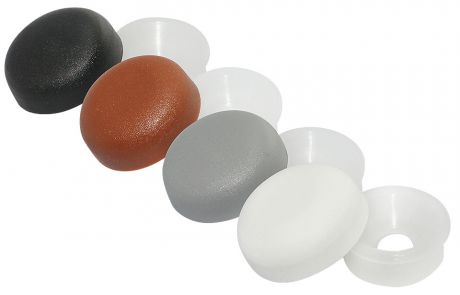 Декоративная кнопка светло-серая, 3,5-4,2 мм
