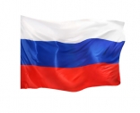 Флаг России, шитый леской