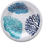 Плоские тарелки "Harmony", кораллы, 6 шт