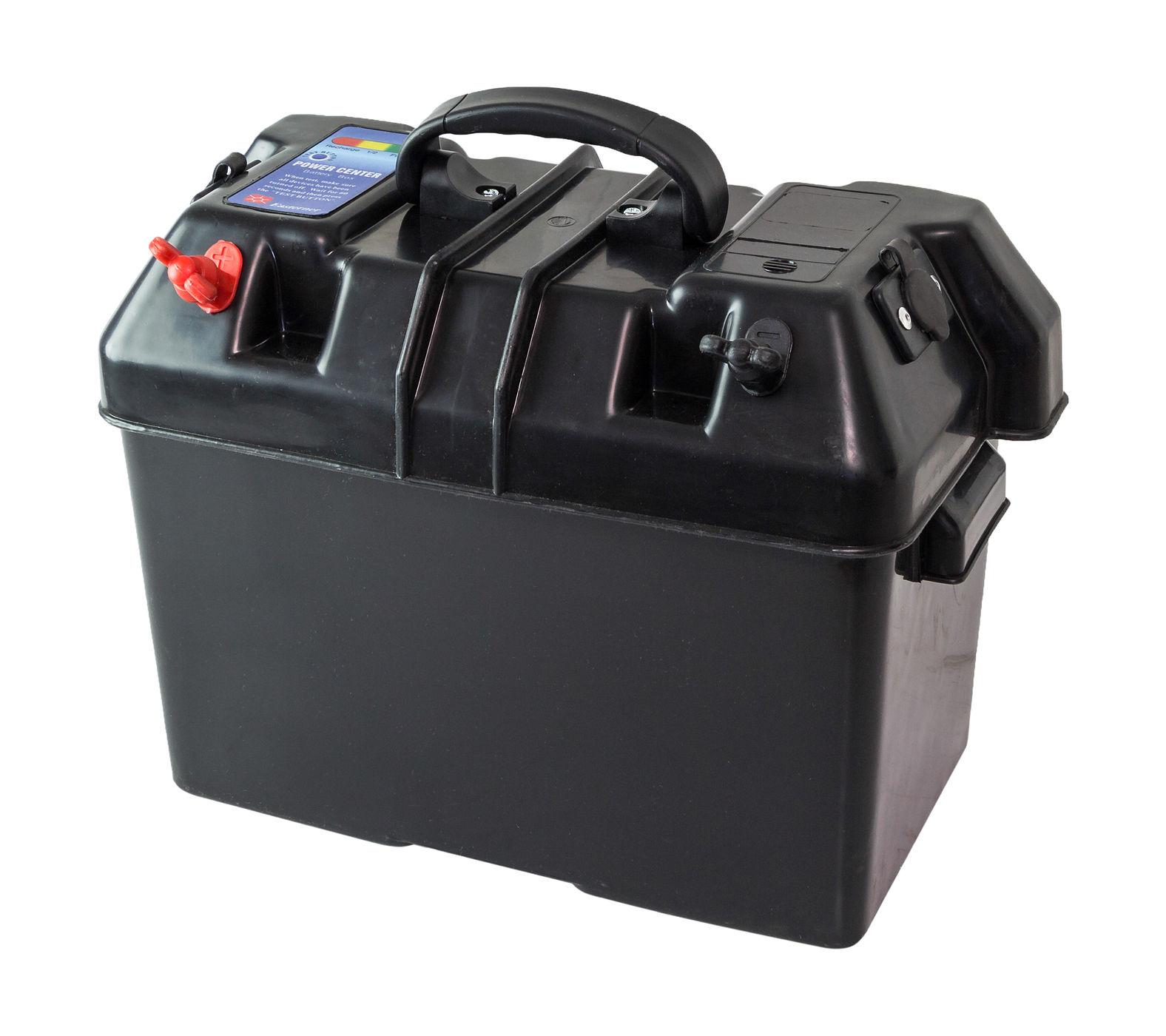 Ящик для АКБ 335х185х225 мм, с клеммами и прикуривателем